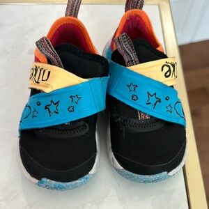 Kids Black and Blue Shoes